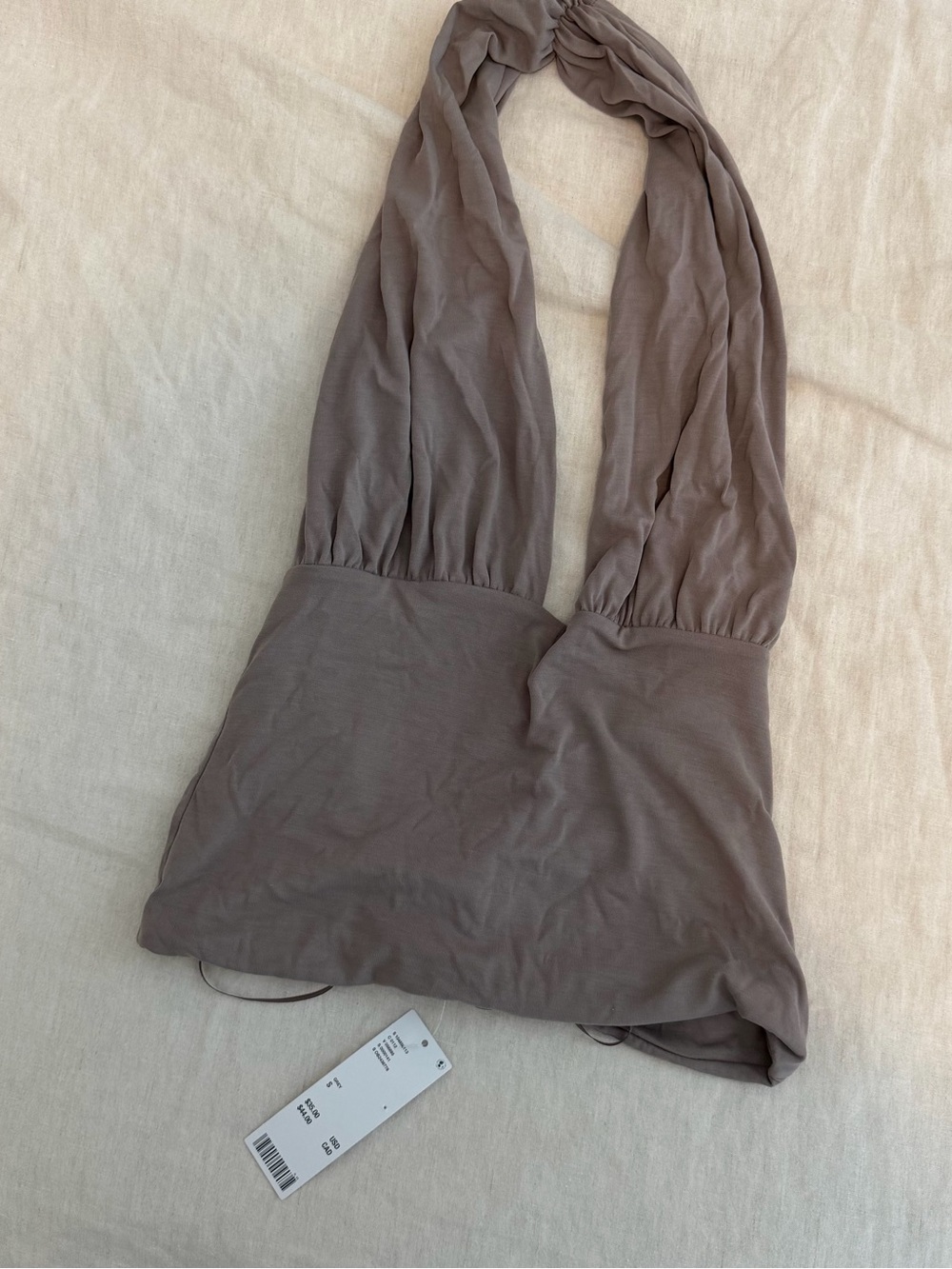 Urban Outfitters Taupe Halter Bandeau Top - Size S - NWT